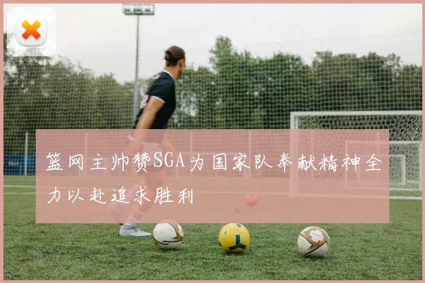 篮网主帅赞SGA为国家队奉献精神全力以赴追求胜利